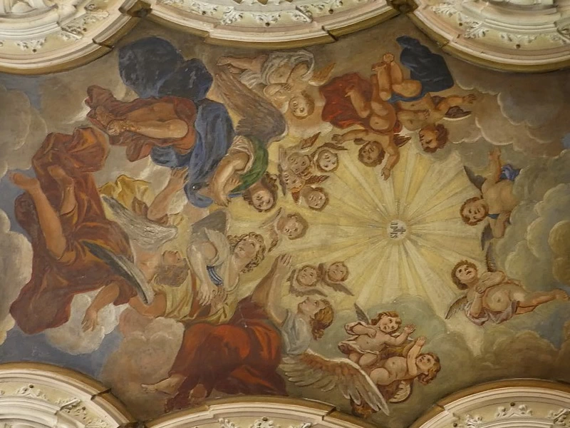 1874-Giuseppe Gaetano Faccin - Conco (Lusiana Conco, Veneto), chiesa dei Santi Maria e Marco